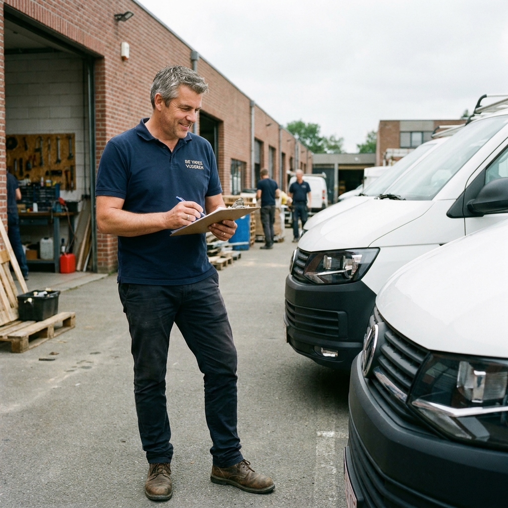 KMO-zaakvoerder met bestelwagen-vloot Volkswagen Transporter